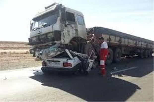 حادثه رانندگی در جاده قدیم ساوه - تهران 2 کشته به جا گذاشت