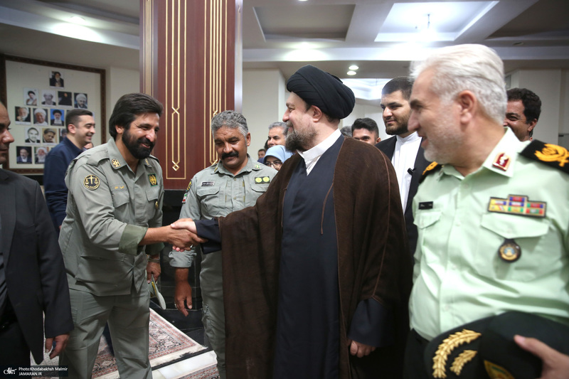 دیدار رئیس و مدیران سازمان حفاظت محیط زیست با سید حسن خمینی