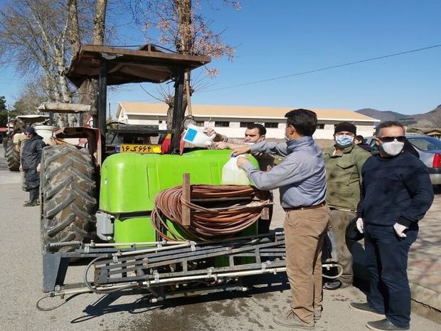 کشاورزان باخرزی سهم خود را در مبارزه با کرونا ادا کردند