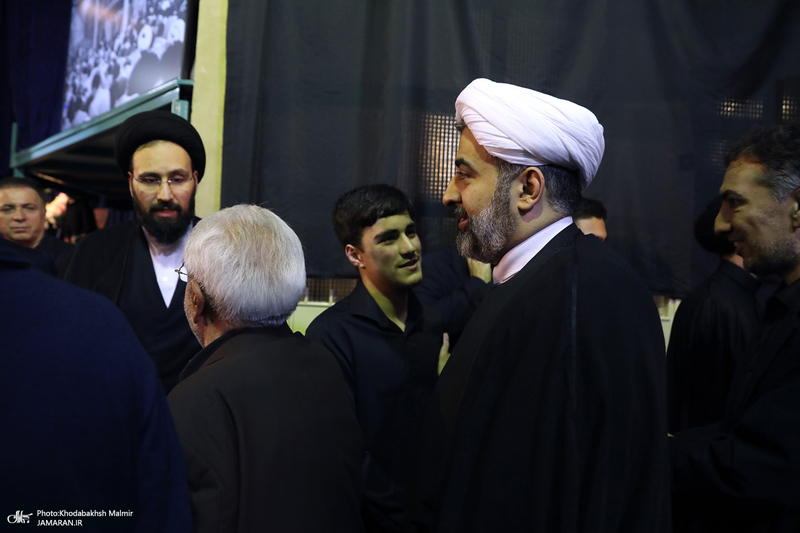 مراسم بزرگداشت همسر آیت الله موسوی بجنوردی (ره) در حسینیه شماره یک جماران-1