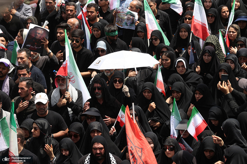 مراسم تشییع شهدای جنگ تحمیلی رژیم صهیونیستی در تهران-6