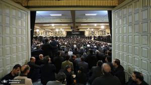 مراسم عزاداری شب شهادت حضرت فاطمه‌زهرا (س) در حسینیه امام خمینی