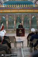 مراسم تجدید میثاق قوه‌ قضائیه با آرمان‌های امام خمینی(س) در حرم امام،