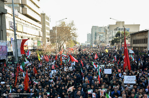 حضور میلیون ها تهرانی در تشییع پیکر مطهر سردار قاسم سلیمانی - 7