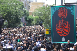 دسته عزاداری روز شهادت امام صادق (ع) با حضور آیت الله العظمی وحید خراسانی