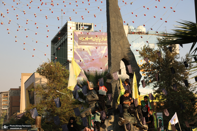 اجتماع دختران انقلاب در حمایت از جبهه مقاومت