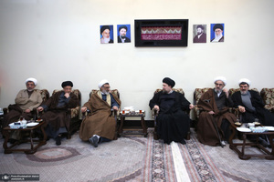 دیدار دبیر شورای عالی انقلاب فرهنگی  باسید حسن خمینی