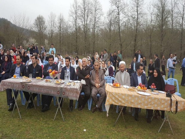 جشن نوروزی آب های روان در اسالم تالش برگزار شد