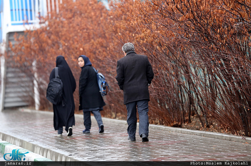 تصاویر زیبایی از برف امروز تهران 