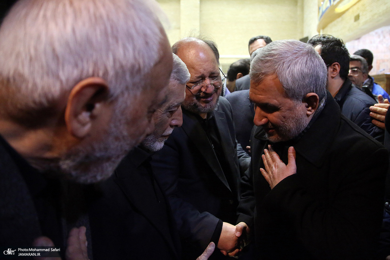 مراسم ترحیم مادر محمد شریعتمداری