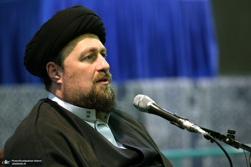 دیدار جمعی از معاونین و سفرای سابق وزارت خارجه‎‎ با سید حسن خمینی