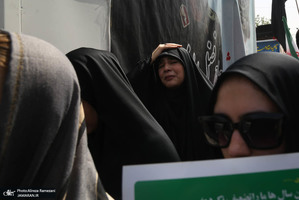 مراسم تشییع شهدای جنگ تحمیلی رژیم صهیونیستی در تهران-3