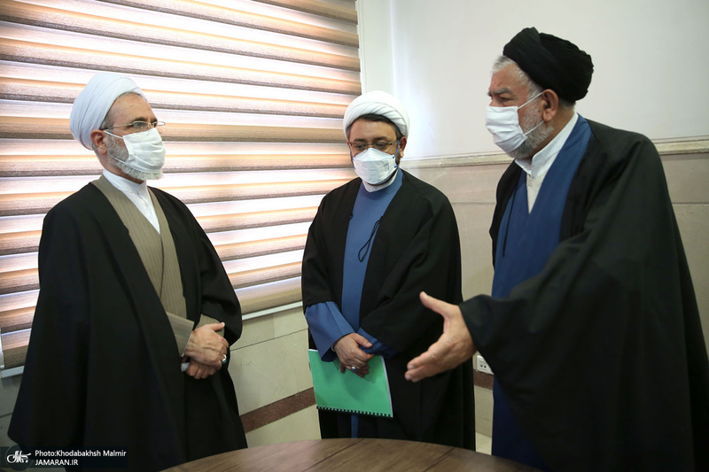 دیدار سرپرست موسسه تنظیم و نشر آثار امام خمینی(ره) با آیت الله اعرافی