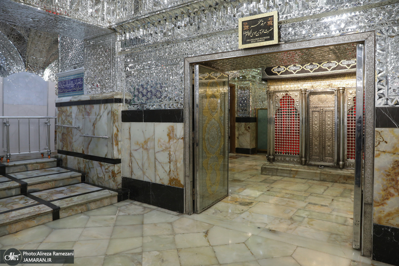 غباروبی ضریح مطهر حضرت عبدالعظیم حسنی (ع) و امام زاده حمزه (ع)