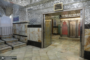 غباروبی ضریح مطهر حضرت عبدالعظیم حسنی (ع) و امام زاده حمزه (ع)