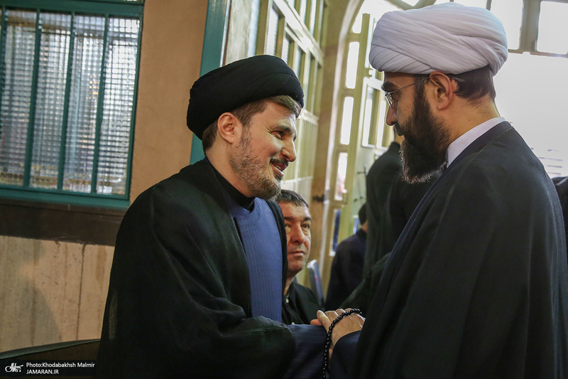 مراسم تشییع آیت الله سید مهدی امام جمارانی (ره) از حسنیه جماران