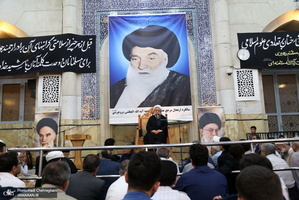 مراسم شصتمین سالگرد  ارتحال آیت الله العظمی بروجردی(ره) در مسجد اعظم قم