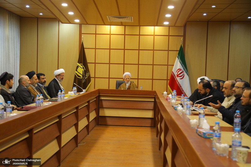 دیدار اساتید و روسای دانشگاه های کشورهای اسلامی با آیت الله العظمی جوادی آملی‎