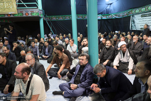 مراسم بزرگداشت همسر آیت الله موسوی بجنوردی (ره) در حسینیه شماره یک جماران-2