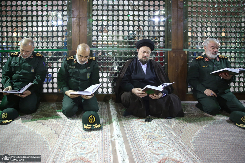 تجدید میثاق فرماندهان ارشد سپاه پاسداران انقلاب اسلامی با آرمان های امام خمینی (س)-2