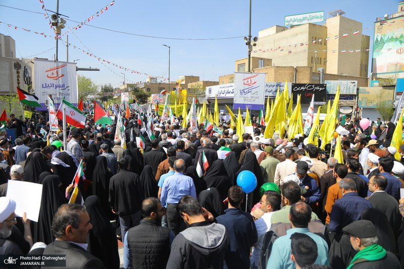راهپیمایی باشکوه روز قدس در قم -2