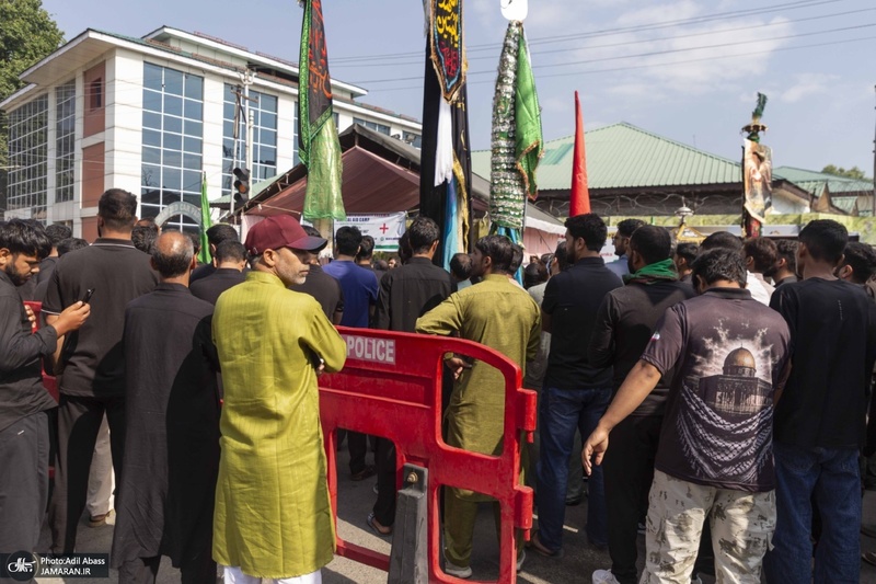 همبستگی با ایران در دسته عزاداری محرم کشمیر