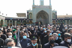 عزاداری خادمین حرم کریمه اهل بیت در روز شهادت امام رضا(ع)