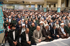 دیدار مسئولان نظام و مهمانان کنفرانس وحدت اسلامی با رهبر معظم انقلاب