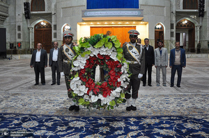 مراسم توزیع هدایای قرارگاه سازندگی خاتم الانبیا (ص) برای مناطق کم برخوردار از جوار حرم امام خمینی (س)