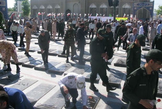 اوقاف گنبدکاووس آمادگی زیباسازی گلزار شهیدان را دارد