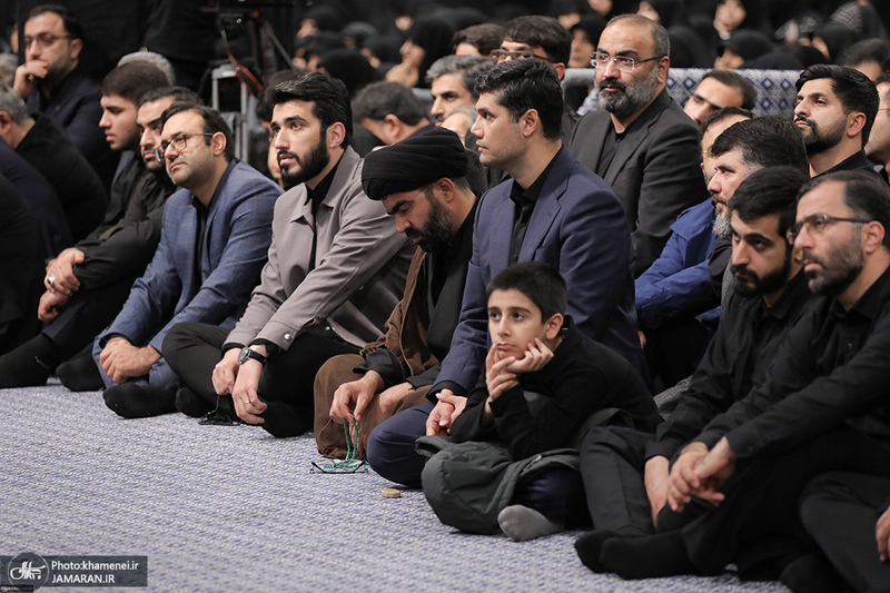 مراسم عزاداری شب شهادت حضرت زهرا (س) در حسینیه امام خمینی(ره)