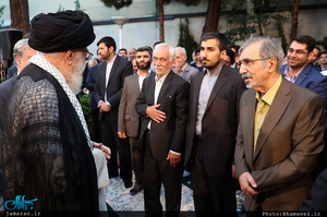 دیدار جمعی از شاعران و اهالی فرهنگ و ادب با رهبر معظم انقلاب