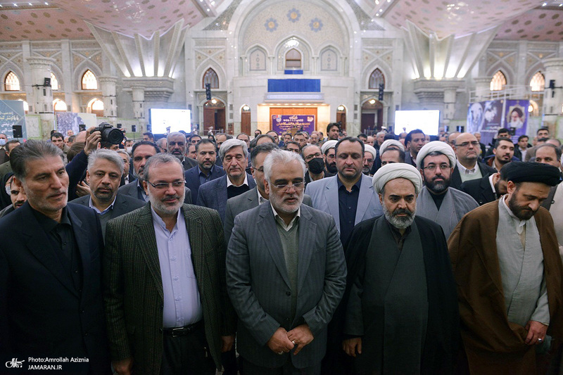 تجدید میثاق رئیس، اساتید و کارکنان دانشگاه آزاد اسلامی با آرمان های حضرت امام (س)