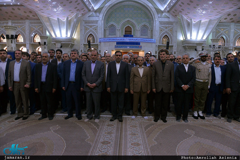 تجدید میثاق کارکنان معاونت امور تعاون وزارت کار  با آرمان های حضرت امام(س)