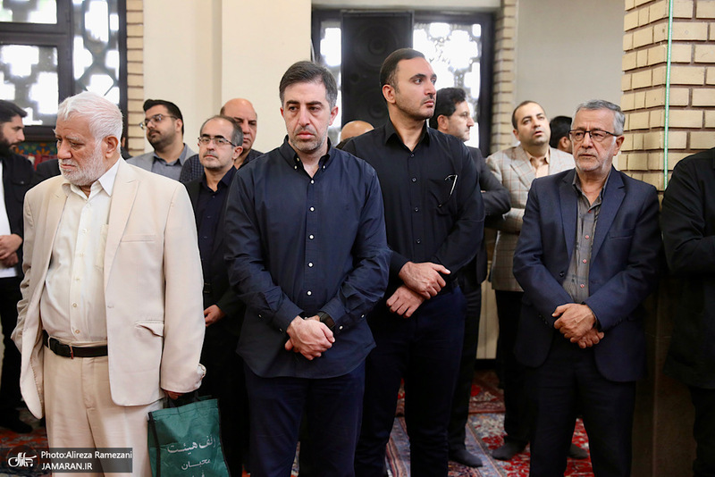 مراسم تشييع مادر غلامعلی حداد عادل