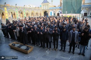 مراسم تشییع و خاکسپاری پدر دکتر جوادی یگانه