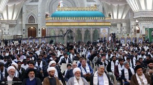 مراسم چهلم شهید سیدحسن نصرالله و سرلشکر نیلفروشان در حرم امام خمینی (س)