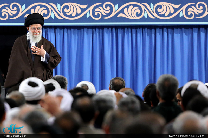 دیدار مسئولان نظام و سفرای کشورهای اسلامی با رهبر معظم انقلاب