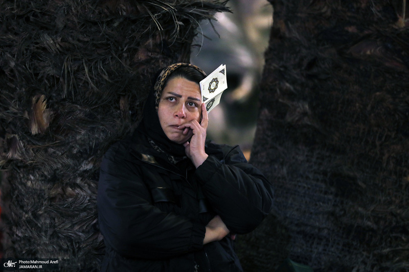 احیای شب بیست و سوم ماه مبارک رمضان در میدان فلسطین