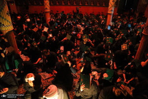 احیای شب بیست و یکم ماه مبارک رمضان در تکیه حاج سید حسن قم