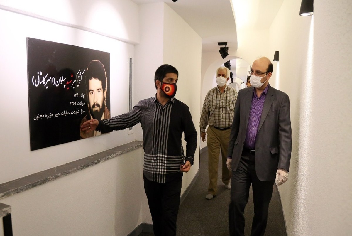 علی‌نژاد خسارات خانه کشتی شهید صدرزاده را بررسی کرد + تصاویر
