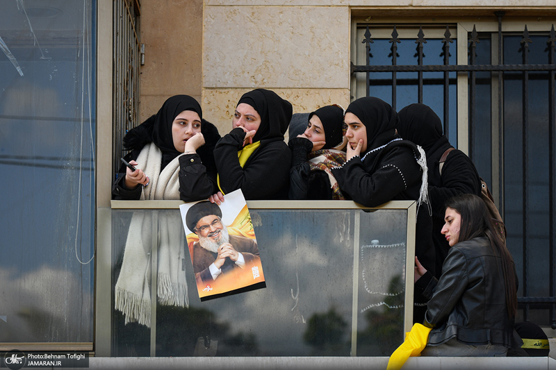  تصاویر اختصاصی جماران از متن و حاشیه مراسم تشییع شهیدان سید حسن نصرالله و سید هاشم صفی الدین -2