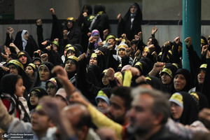 مراسم بزرگداشت هفته بسیج در حسینیه جماران