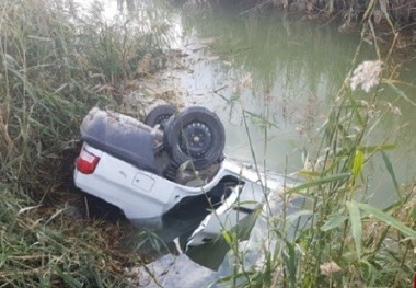 سقوط پراید به کانال آب در مینودشت دو قربانی گرفت