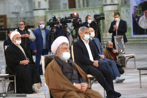 تجدید میثاق رئیس قوه قضاییه و مسئولان قضایی با آرمان‌های امام خمینی(س)