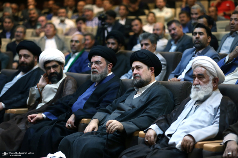 دیدار مسئولین هیت های مذهبی اتباع استان تهران با سید حسن خمینی