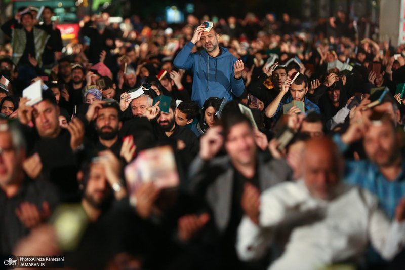 مراسم شب بیست و یکم ماه مبارک رمضان در حسینیه همدانیها
