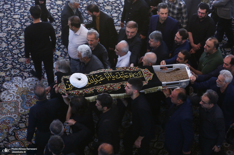 مراسم تشییع پیکر حجت الاسلام و المسلمین علی اصغر رحمانی خلیلی