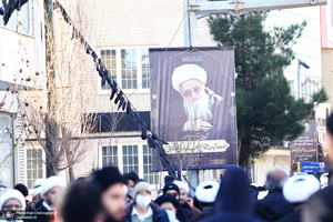 مراسم تشییع آیت الله العظمی صافی گلپایگانی (ره) در قم -1