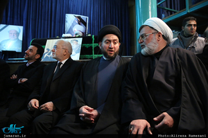 مراسم وداع با پیکر آیت الله هاشمی رفسنجانی(ره) در حسینیه جماران-17